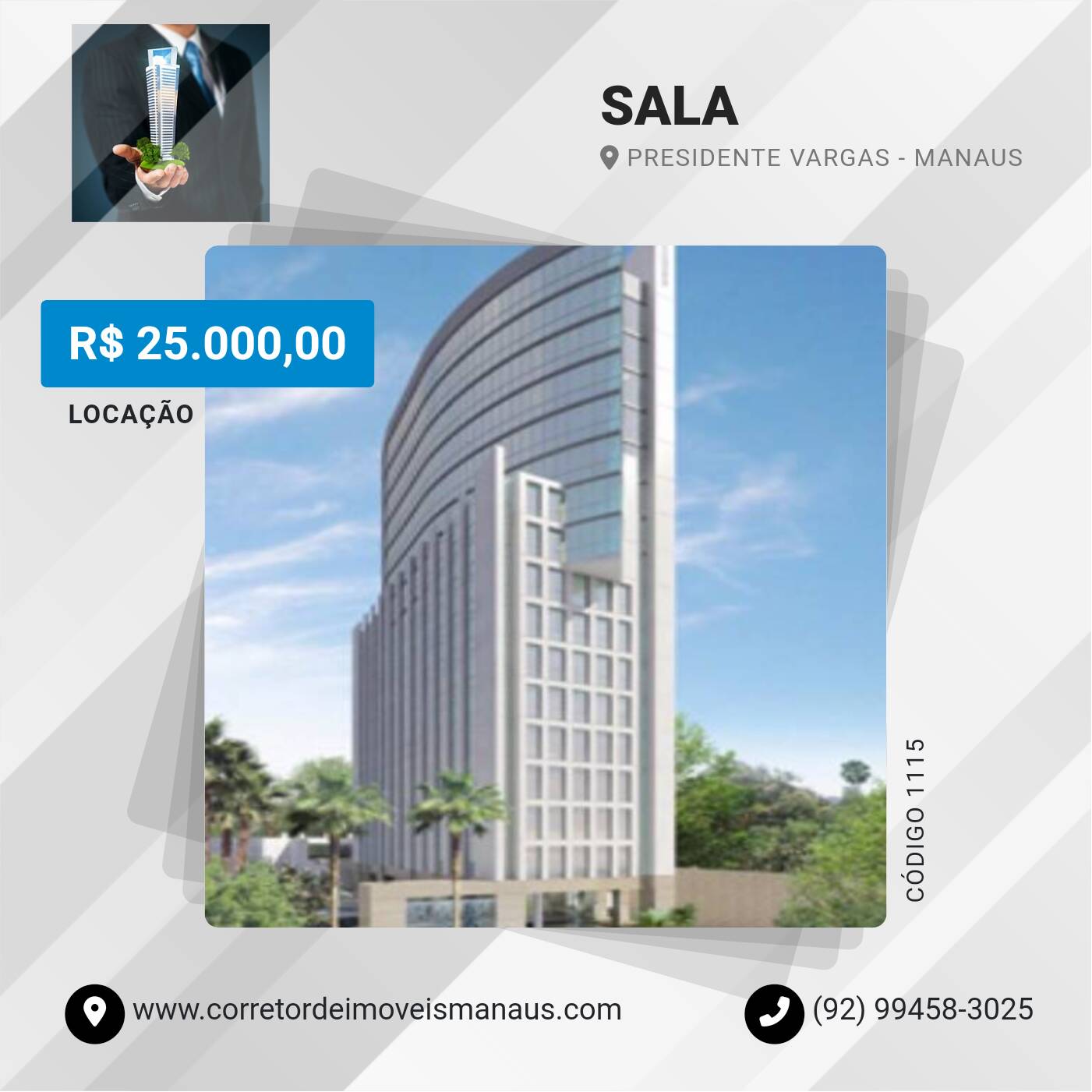 Conjunto Comercial-Sala para alugar, 257m² - Foto 1