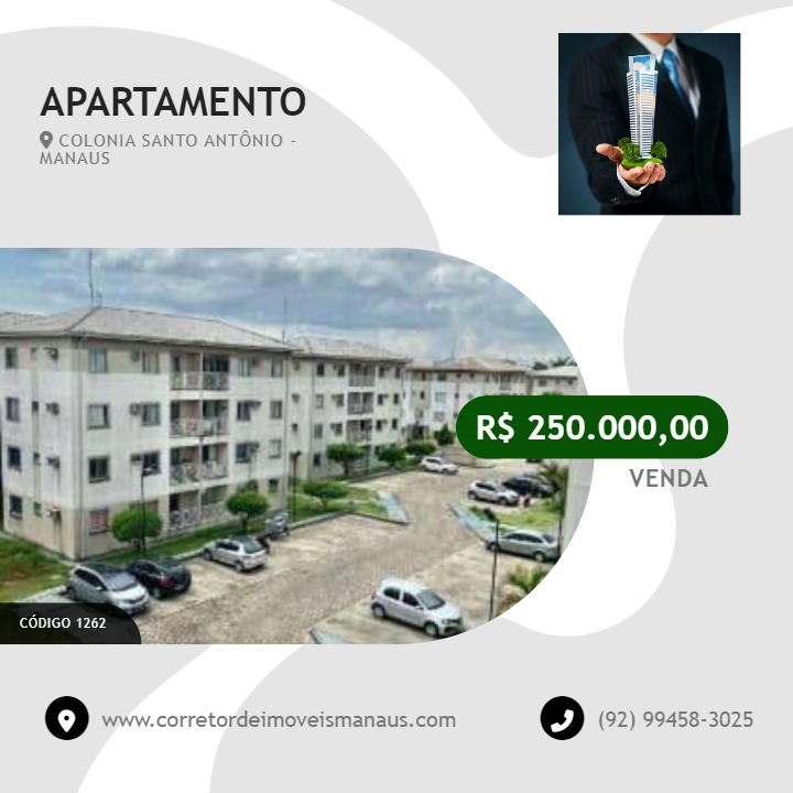 Apartamento à venda com 3 quartos, 68m² - Foto 1