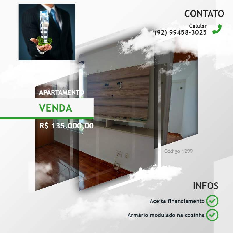 Apartamento à venda com 2 quartos, 42m² - Foto 1